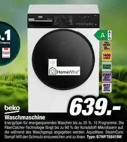 Red Zac Beko Stand-Waschmaschine B7WFT68419W weiss Angebot