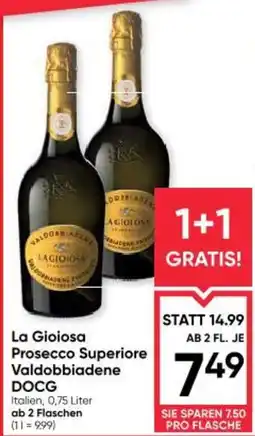 Maximarkt La gioiosa prosecco superiore valdobbiadene docg Angebot