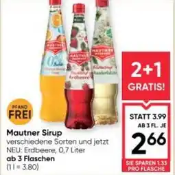 Maximarkt Mautner Sirup Angebot