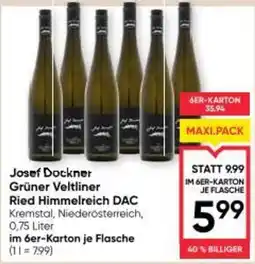 Maximarkt Josef Dockner Grüner Veltliner Ried Himmelreich DAC Angebot
