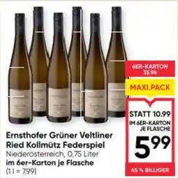 Maximarkt Ernsthofer Grüner Veltliner Ried Kollmütz federspiel Angebot