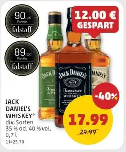 PENNY JACK DANIEL`S WHISKEY Angebot
