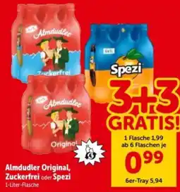 Interspar Almdudler original, zuckerfrei oder spezi Angebot