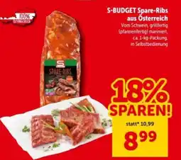 Interspar S-budget spare-ribs aus österreich Angebot