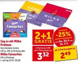Interspar Sag es mit milka pralinen Angebot