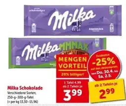 Interspar Milka Schokolade Angebot