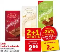 Interspar Lindt Lindor Schokolade Angebot