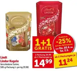 Interspar Lindt Lindor Kugeln Angebot