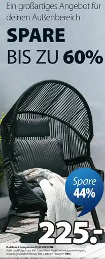 JYSK Outdoor-loungesessel halvrebene Angebot