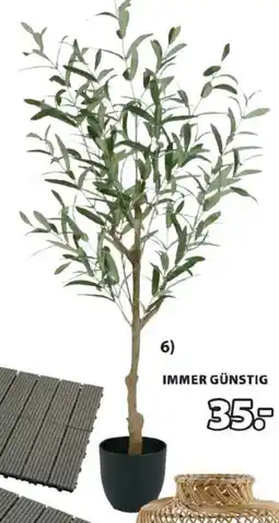 JYSK Kunstpflanze havhest h125cm olivgrün Angebot