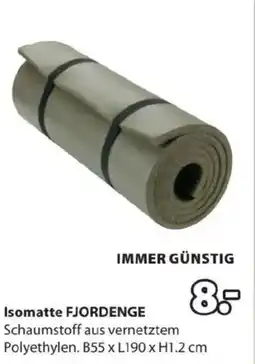 JYSK Isomatte fjordenge Angebot