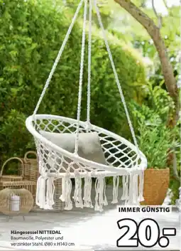 JYSK Hängesessel NITTEDAL Angebot