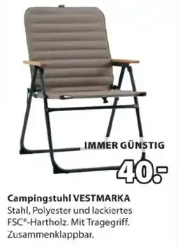 JYSK Campingstuhl vestmarka Angebot