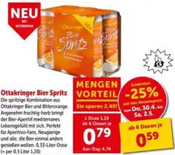 Interspar Ottakringer bier spritz Angebot