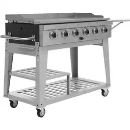 Metro Gasgrill Plancha 6-Brenner, Preisangabe ohne MwSt. (Preis inkl. MwSt. 718,80 €), METRO Angebot