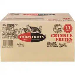 Metro Pommes Frites Wellenschnitt, Preisangabe ohne MwSt. (Preis inkl. MwSt. 2,18 €), METRO Angebot