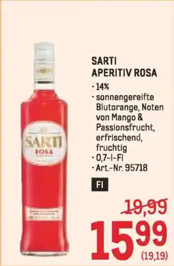 Metro Sarti aperitiv rosa Angebot