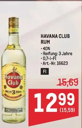 HAVANA CLUB RUM