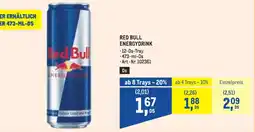Metro Red bull energydrink Angebot
