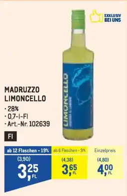 Metro Madruzzo limoncello Angebot