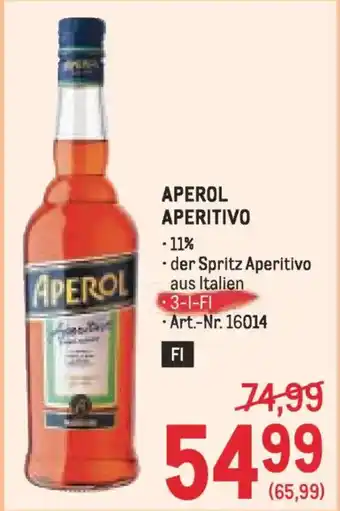 Aperol aperitivo