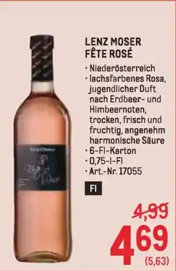 Metro Lenz moser fête rosé Angebot