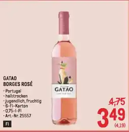 Metro GATAO BORGES ROSÉ Angebot