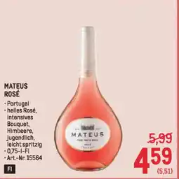 Metro Mateus rosé Angebot