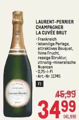 Metro Laurent-perrier champagner la cuvée brut Angebot