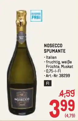 Metro Nosecco spumante Angebot