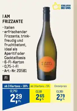 Metro I am frizzante Angebot