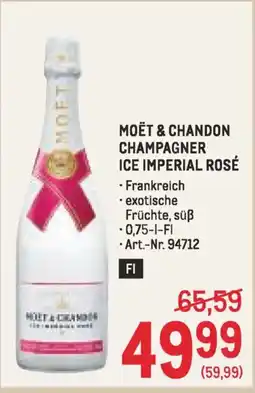 Metro Moët & chandon champagner ice imperial rosé Angebot