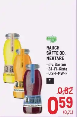 Metro Rauch säfte od. nektare Angebot