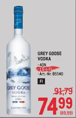 Metro Grey goose vodka Angebot