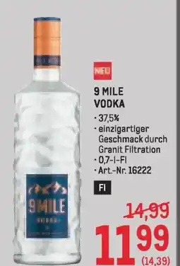 Metro 9 mile vodka Angebot