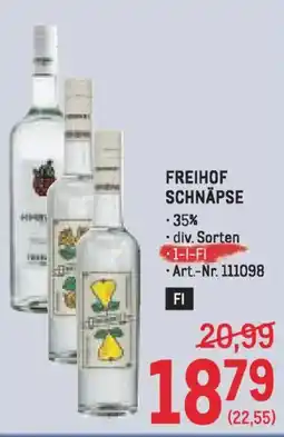 Metro FREIHOF SCHNÄPSE Angebot