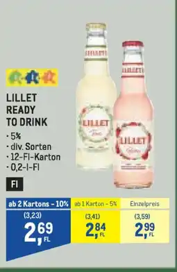 Metro Lillet ready to drink Angebot
