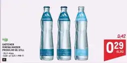 Metro Gasteiner mineralwasser prickelnd od. still Angebot