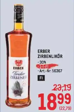 Metro Erber zirbenlikör Angebot