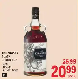 Metro The kraken black spiced rum Angebot