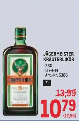 Metro Jägermeister kräuterlikör Angebot