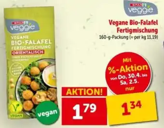 Interspar Vegane bio-falafel fertigmischung Angebot