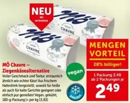 Interspar Mö chavre- ziegenkäsealternative Angebot
