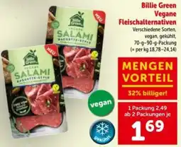 Interspar Billie green vegane fleischalternativen Angebot