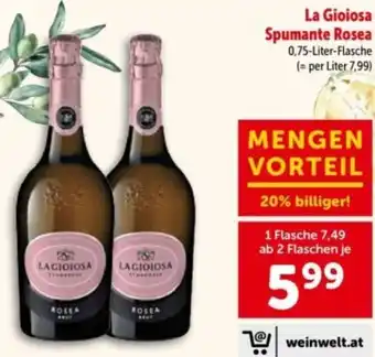 Interspar La gioiosa spumante rosea Angebot