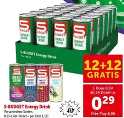 Interspar S-budget energy drink Angebot