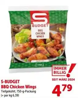 Interspar S-budget bbq chicken wings Angebot