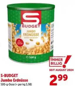 Interspar S-budget jumbo erdnüsse Angebot