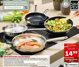 Interspar Simpex professional edelstahl-pfannen Angebot