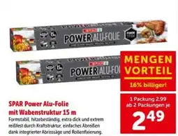 Interspar Spar power alu-folie mit wabenstruktur 15 m Angebot